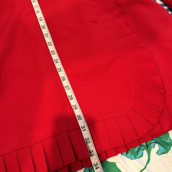 Cherry Red Double Breasted Long Sleeve Jacket Size 10 - Picture 6 of 8